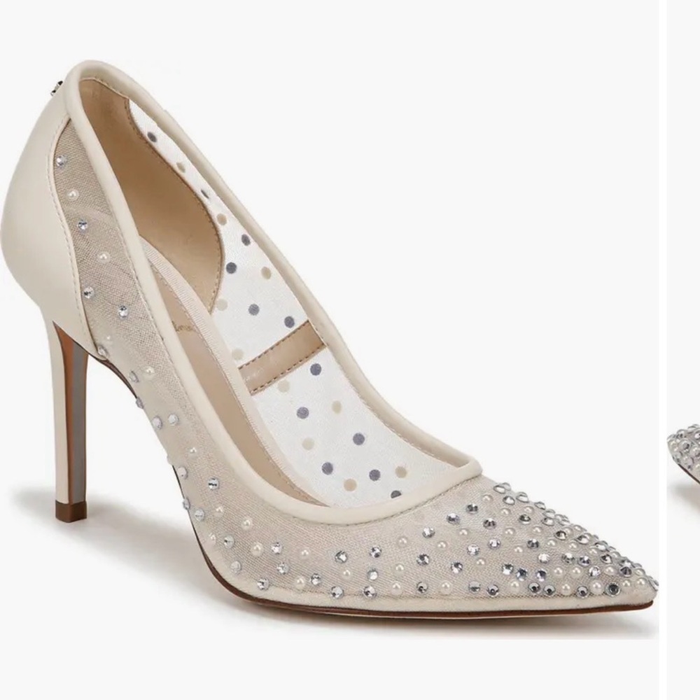 Sam Edelman Hazel Mesh Pointed Toe Pump